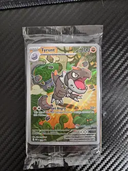 Pokemon TCG - Tyrunt Pokemon Center Stamp Promo MEP 070 Perfect Order *SEALED* - Image 1