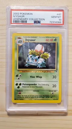2002 Pokemon Legendary Collection Ivysaur 47/110 PSA 10 - Image 3