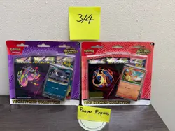 Set of 2-Pokemon TCG Ascended Heroes Tech Sticker Collection Charmander + Gastly - Image 1