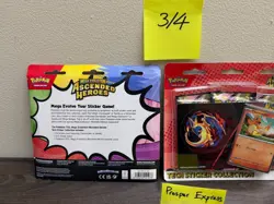 Set of 2-Pokemon TCG Ascended Heroes Tech Sticker Collection Charmander + Gastly - Image 4