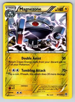 Magnezone 47/135 Plasma Storm Reverse Holo Pokemon TCG Rare LP - Image 1