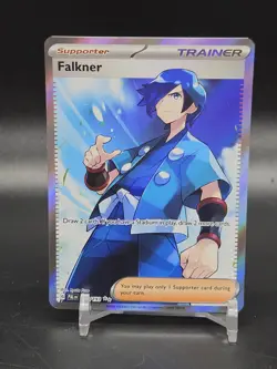 Pokemon Falkner Full Art Scarlet & Violet Paldea Evolved 251/193 Ultra Rare LP - Image 1