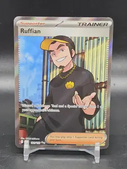 Pokemon TCG Ruffian 181/159 Ultra Rare Full Art Holo Journey Together JTG - Image 1