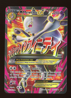 2015 Pokemon M Mewtwo Ex Full Art 160/162 Breakthrough - Image 1