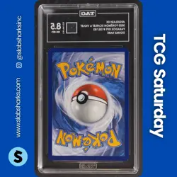 2023 POKEMON SV PARADOX RIFT #135/182 AEGISLASH EX TAG 8.5 - Image 2