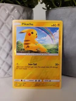 2017 Near Mint Pikachu Shining Legends Reverse Holo Pokemon 28/73 - Image 1