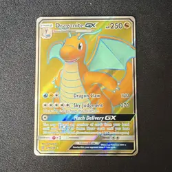 Pokemon Dragonite GX Full Art Ultra Rare Holo Card 229/236 Sm-Unified Minds 250… - Image 1