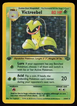 Victreebel 14/64 Rare Holo 1st Edition Holofoil Pokemon - Image 1