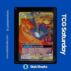 2019 POKEMON SM HIDDEN FATES #44/68 MOLTRES & ZAPDOS & ARTICUNO GX TAG TEAM - Image 1