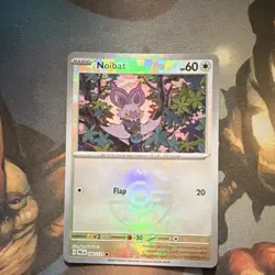 Pokemon TCG Noibat 090/131 Prismatic Evolutions Master Ball Pattern Holo - Image 1