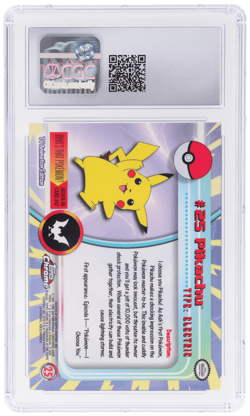 2000 Topps Chrome Pokemon Tv Pikachu #25 CGC 8.5 - Image 2