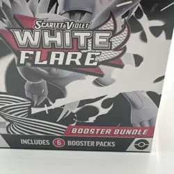 Pokemon Scarlet & Violet White Flare Booster Bundle 6 Packs NEW SEALED - Image 3