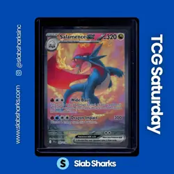 2025 POKEMON JOURNEY TOGETHER #187/159 SALAMENCE EX SPECIAL ILLUSTRATION RARE - Image 1