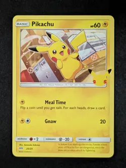 2021 Pokemon PIKACHU #25/25 McDonald's 25th Anniversary Special Edition ENG (C) - Image 1