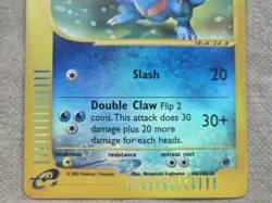 Pokemon Base Set Expedition # 46/165 Reverse Holo FERALIGATR (Not Played) - Image 3