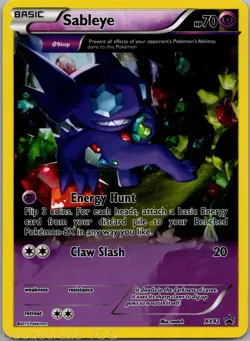 Sableye XY92 Promo XY Black Star Promos Pokemon LP - Image 1