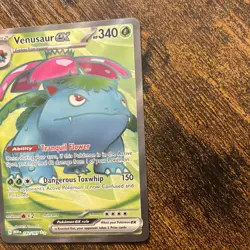 🔥Venusaur EX #182/165 Full Art HOLO 2022 Pokemon SV: Scarlet & Violet 151🔥 - Image 3