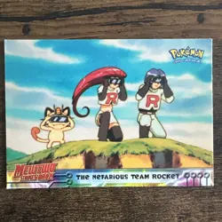 1999 Pokemon The Nefarious Team Rocket Topps Mewtwo Strikes Back #12 - Image 1