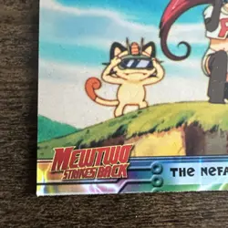 1999 Pokemon The Nefarious Team Rocket Topps Mewtwo Strikes Back #12 - Image 3