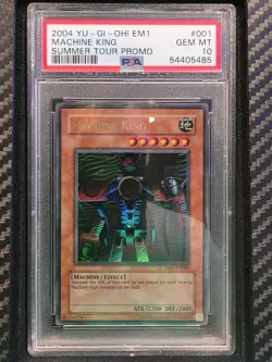 Machine King *PSA 10* EM1-EN001 *Ultra Rare* Summer Tour Promo *2004* Yugioh - Image 1