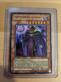 Yu-Gi-Oh! Dark Eradicator Warlock SD6-EN001 - Ultra Rare - 1st Edition LP - Image 1