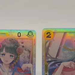 Bandai One Piece Kouzuki Hiyori OP06-106 SR Holo Wisdom EN Lot of 2 - Image 3