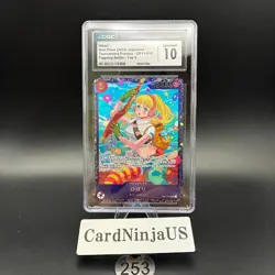 CGC 10 GEM MINT Hibari OP11-010 SR Flagship Battle Prize - ONE PIECE Card Game - Image 1