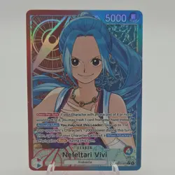 Bandai One Piece Nefeltari Vivi EB03-001 Leader Full Art Foil 5000 Power - Image 1