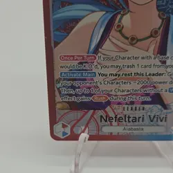 Bandai One Piece Nefeltari Vivi EB03-001 Leader Full Art Foil 5000 Power - Image 5