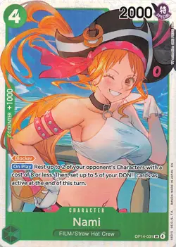 Nami Foil OP14-031 The Azure Sea's Seven One Piece - Image 1