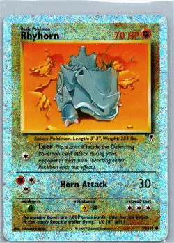 Pokemon Card - Rhyhorn 90/110 - Legendary Collection - Reverse Holo - Image 1