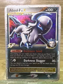 Pokemon TCG Absol G LV.X Supreme Victors Holo Rare Platinum Card 141/147 LP - Image 1