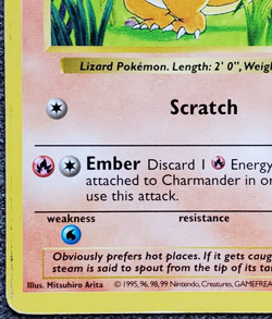 Shadowless Charmander - Base Set - #46/102 - Vintage Pokemon Card 1999 WOTC - Image 5