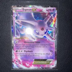 Pokemon Espeon EX 52/122 Breakpoint Ultra Rare Holo Pokemon Card - Image 1