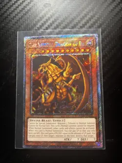 The Winged Dragon Of Ra Platinum Secret Rare RA04-EN118 Yugioh God Card - Image 1