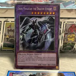 Dark Magician the Dragon Knight Platinum Secret Rare Card NM Near RA03-EN268 - Image 3