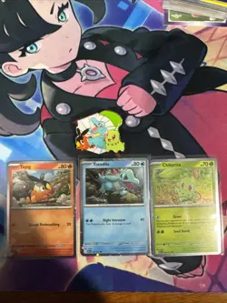 Ascended Heroes First Partner Pin Promo set, Pin and Promo Cards Included - Image 1