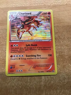 Pokemon TCG Charizard 99/113 Legendary Treasures Holo Rare NM Condition Card - Image 1