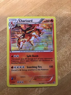 Pokemon TCG Charizard 99/113 Legendary Treasures Holo Rare NM Condition Card - Image 2