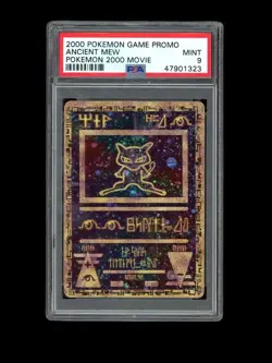 Pokemon PSA 9 MINT 2000 Ancient Mew Movie Promo Holo Card - Image 1
