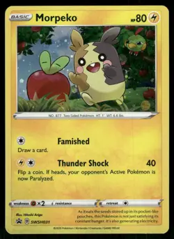 #SWSH031 Morpeko SWSH: Sword & Shield Promo Cards Cosmos Holo - Image 1