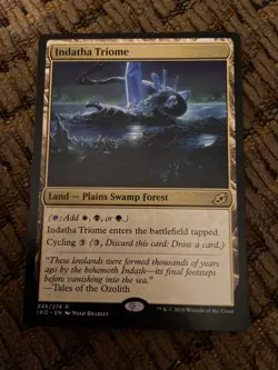 Indatha Triome [Ikoria: Lair of Behemoths] #248 Light Play MTG Magic Cards - Image 1