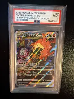 Charizard VSTAR SWSH262 SWSH: Sword & Shield Promo Cards Holo PSA 9 - Image 1