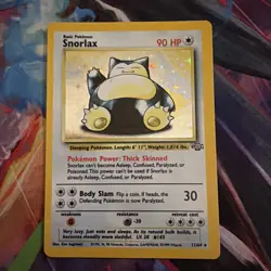 Pokemon TCG Snorlax Jungle Holo Unlimited Rare Card 11/64 LP - Image 2