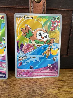 Pokemon First Partner Illustration Series 1 * 3 CARD LOT * Rowlet Litten Popplio - Image 4