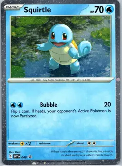 Squirtle - (Cosmos Holo) Promo SV: Scarlet & Violet Promo Cards 048 NM - Image 1