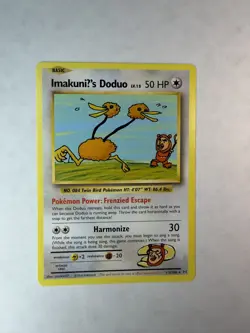 ImakuniU's Doduo 112/108 XY Evolutions NM (Non-holo) Secret Rare Pokemon Card - Image 1