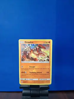 Pokemon Groudon Cracked Ice Holo Card 113/236 NM Condition - Image 1