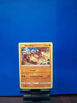 Pokemon Groudon Cracked Ice Holo Card 113/236 NM Condition - Image 2