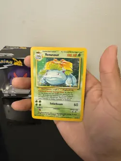 Pokemon Card TCG Venusaur Base Set Holo 15/102 - MP - Image 3